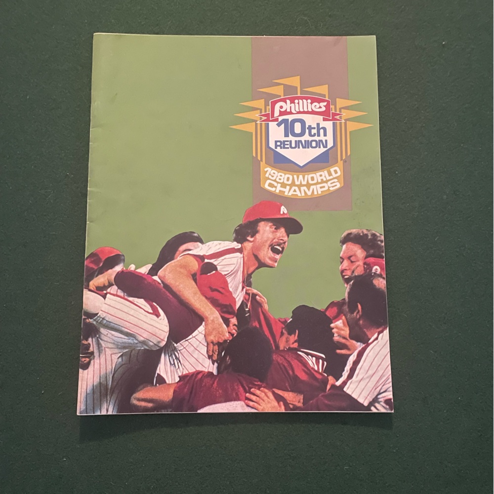 Phillies World Series Commemorative Program